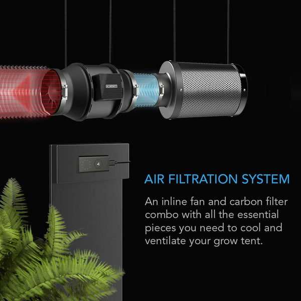 AC Infinity 4 inch Complete Air Filtration Kit