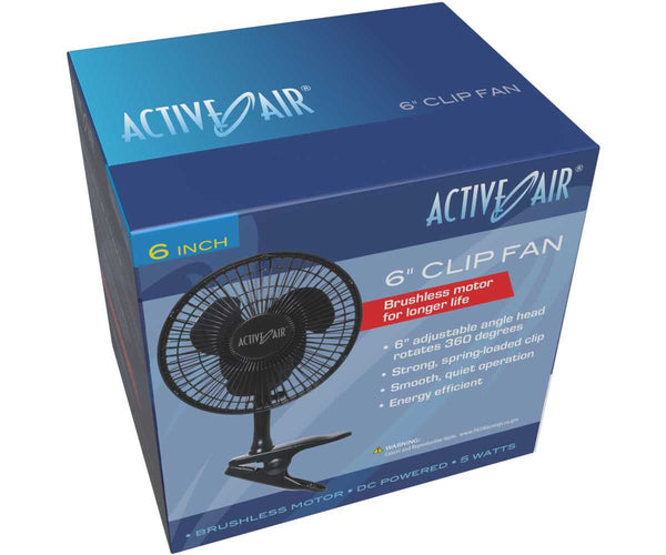 Active Air 6in Clip On Fan 5W