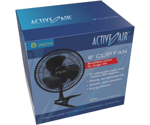 Active Air 8in Clip On Fan 10W