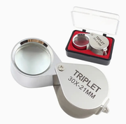 Magnifier with Metal Construction and Optical Glass