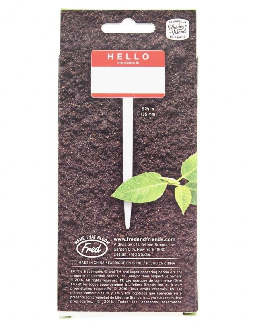 Hello Garden Markers, Set of 12 Reusable Lables