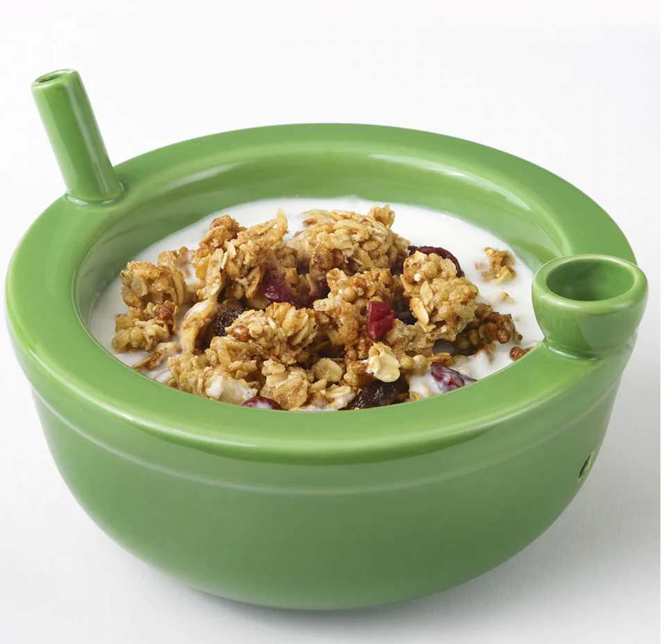 Roast & Toast Ceramic Cereal Bowl Pipe