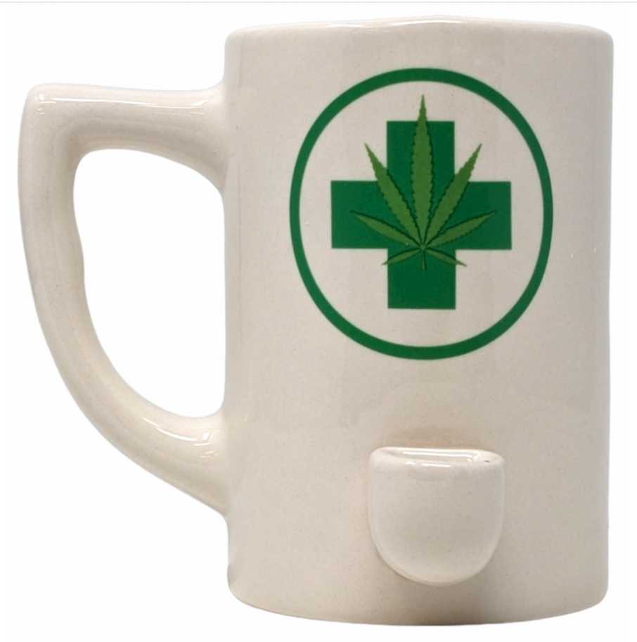 Medical MJ Coffee Mug Hand Pipe