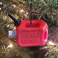 Funny Gas Tank Money Ornament