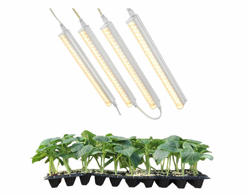 Greenhouse-Ready 24W T5 LED Grow Light Strip - 4-Pack