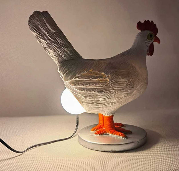 3D LED Chicken Egg Night Light with USB - Farmhouse Style Deco