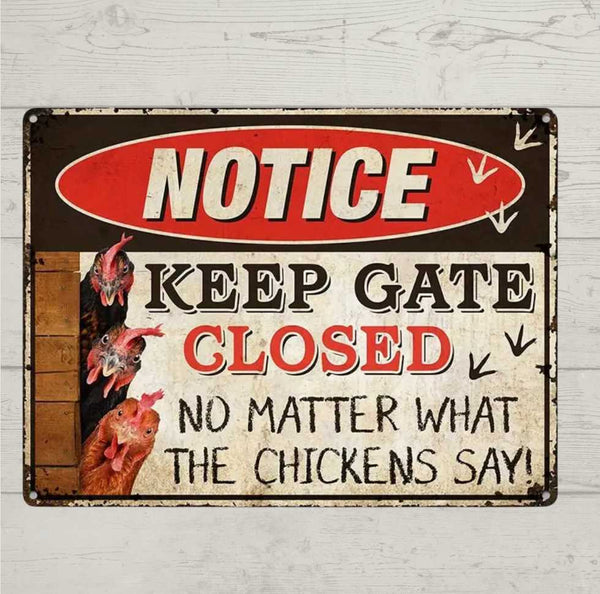 Cluck & Chuckle Signs