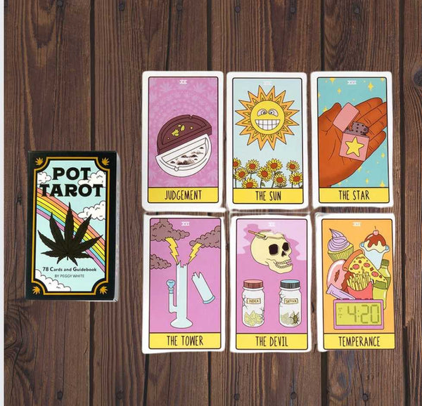 Pot-Themed Tarot Cards