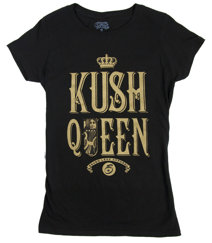 TShirt | Kush Queen | Designs by Seven Leaf