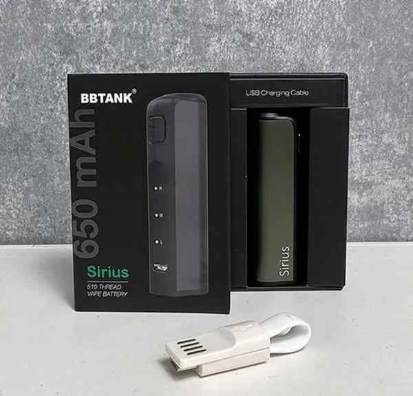 BBTank Sirius 650mA Battery 510