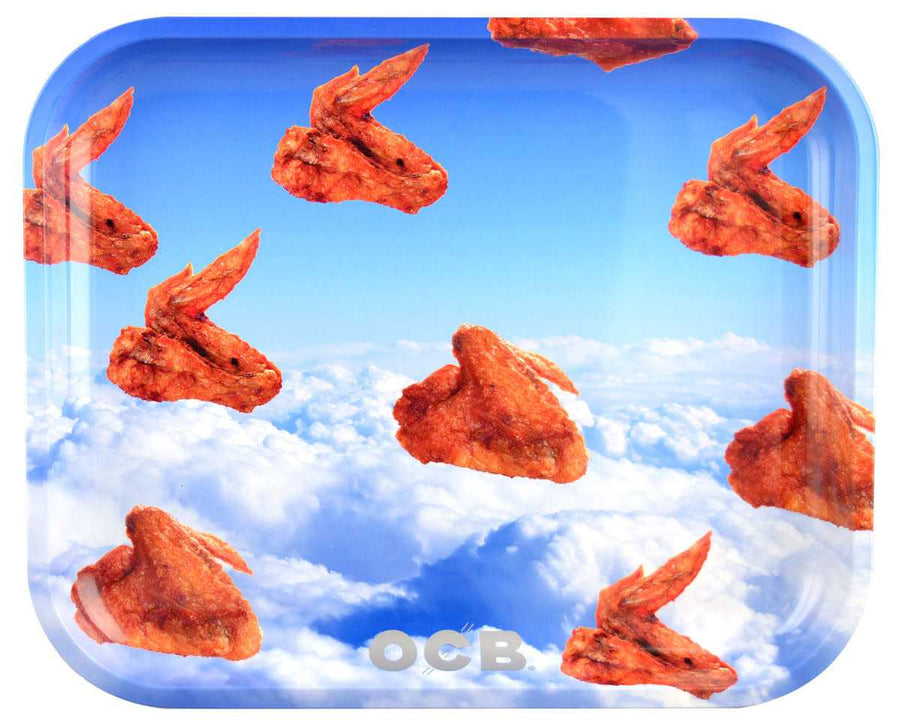 Assorted Rolling Trays Hot Wings